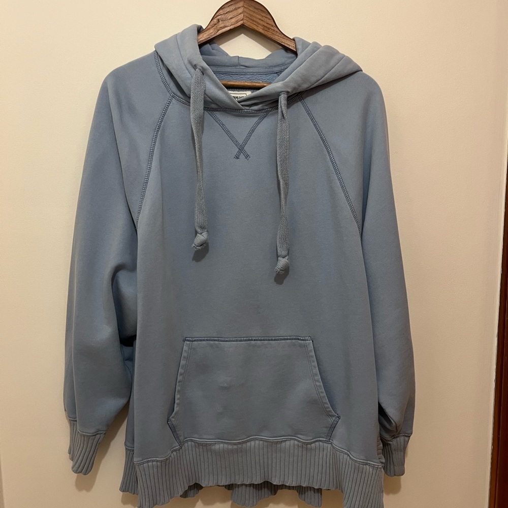 American Eagle Outfitters Light Blue Hoodie